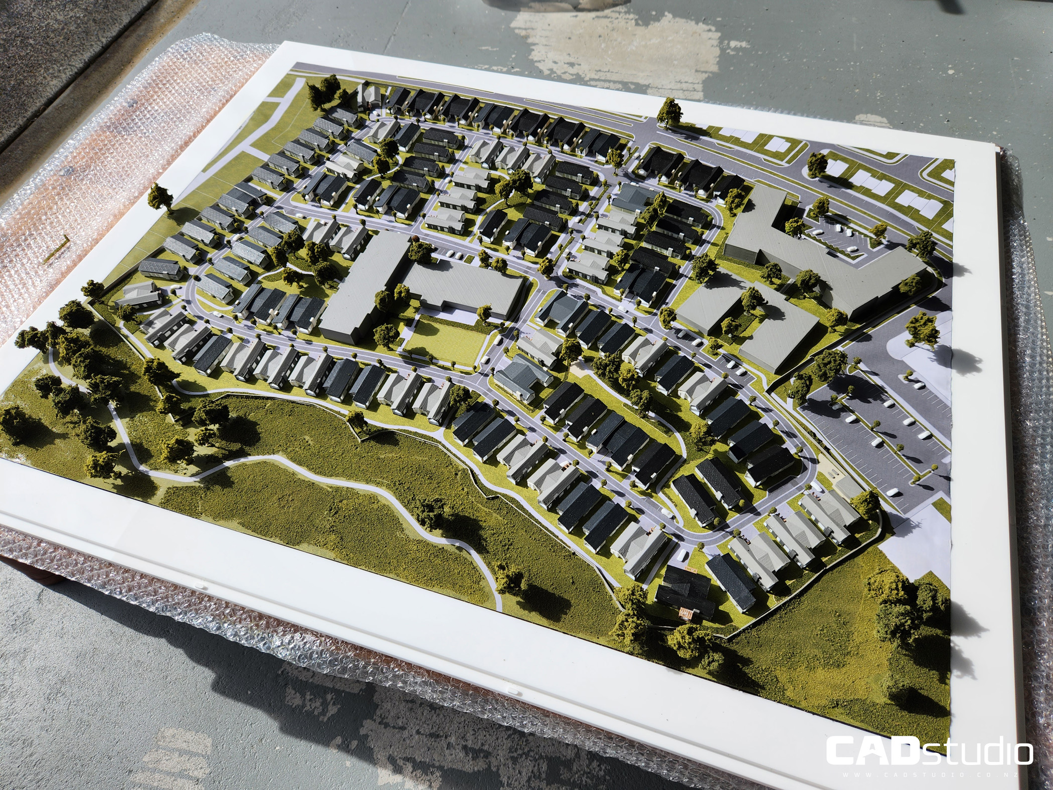 Lake Crest scale model 3D printed